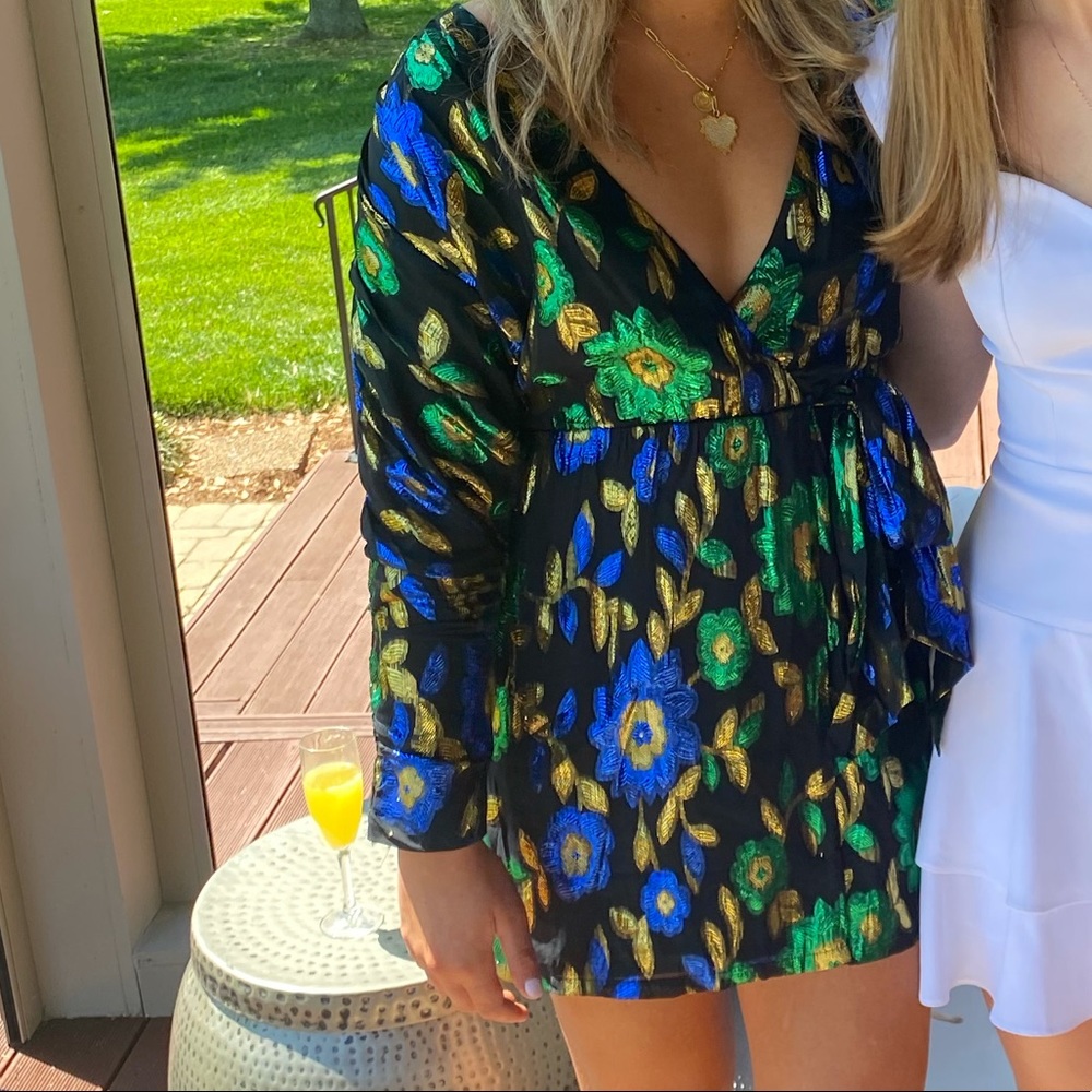 Lovers + Friends metallic dress